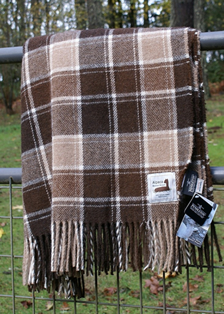 Santiam Alpaca Blanket Throw for sale by Purely Alpaca