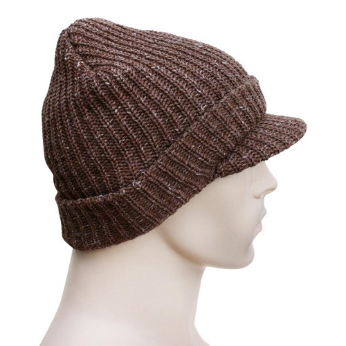 Brimmed Alpaca Knit Hat for sale by Purely Alpaca