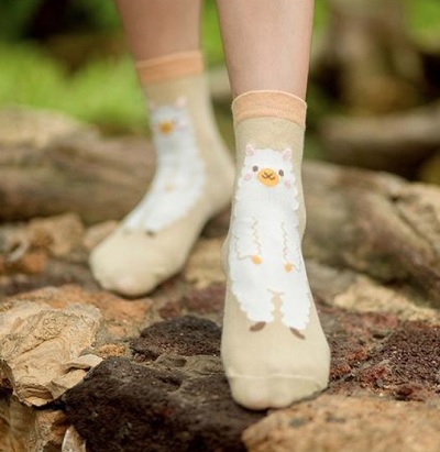 Alpaca on Your Feet Socks for sale by Purely Alpaca