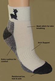 Pronking Alpaca Sport Socks for sale by Purely Alpaca