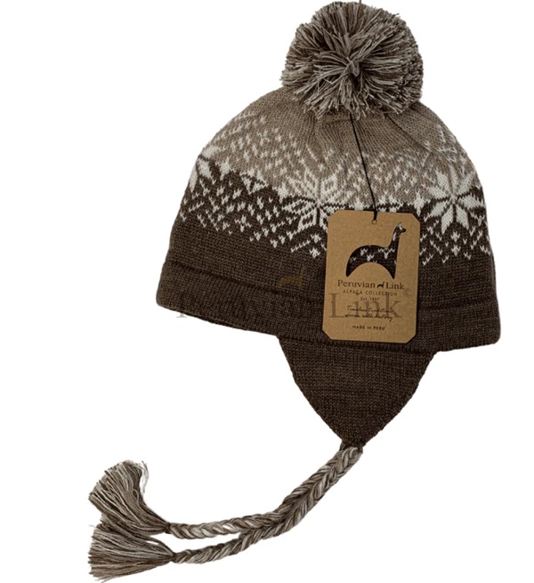 Nordic Alpaca Chullo Hat for sale by Purely Alpaca